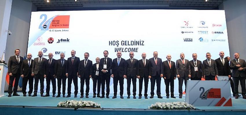 2. Beton Yollar Kongresi ve Sergisi Ankara’da Açıldı