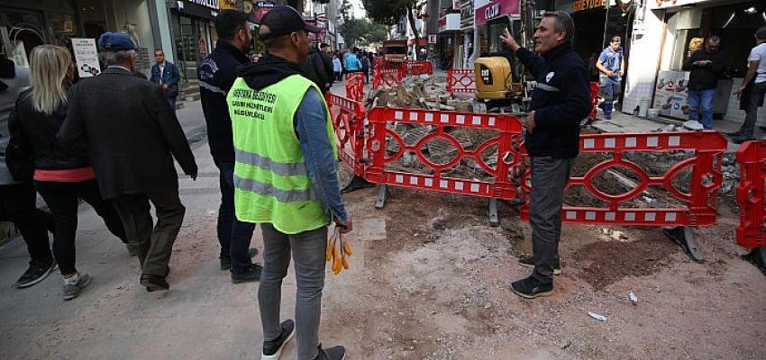 Çarşı Yenileme Çalışmaları Başladı