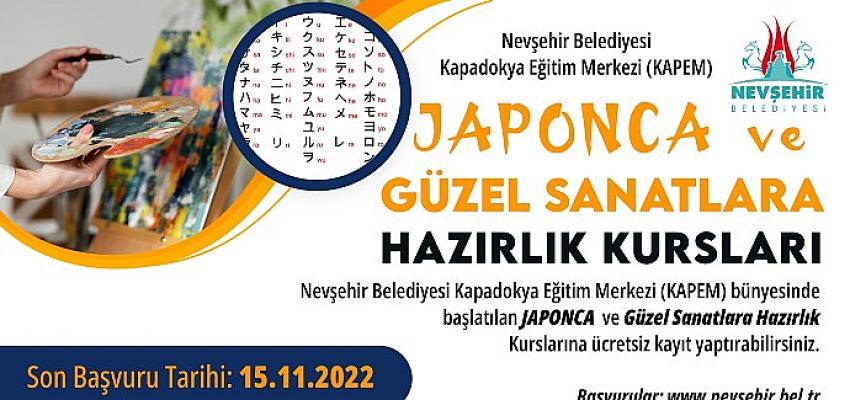 Japonca ve Hoş Sanatlara Hazırlık Kursları İçin Kayıtlar Başladı