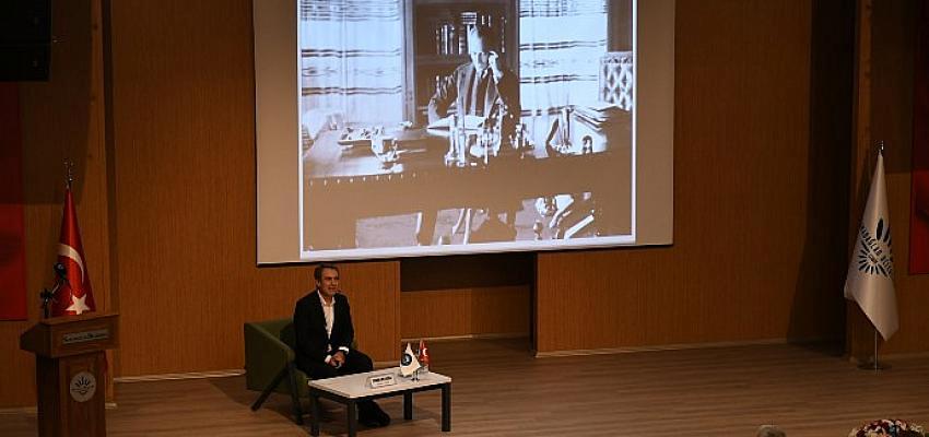 Karabağlar Atatürk’ü Sinan Meydan söyleşisiyle andı