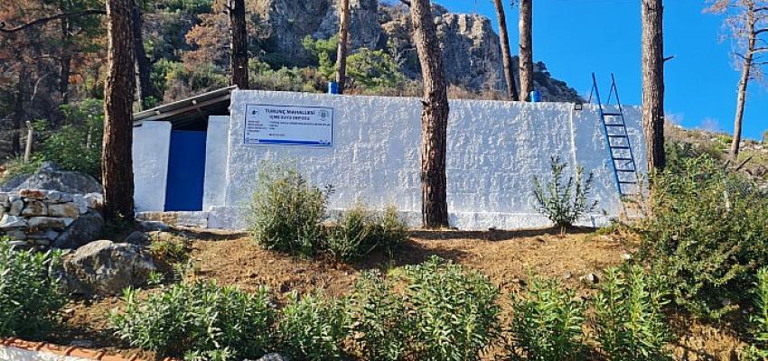 Muğla Büyükşehir’den Turunç Mahallesi’ne 12 bin kişilik içme suyu deposu