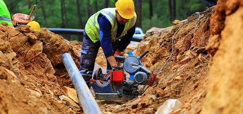 MUSKİ, Seydikemer’de içme suyu çalışmalarını sürdürüyor