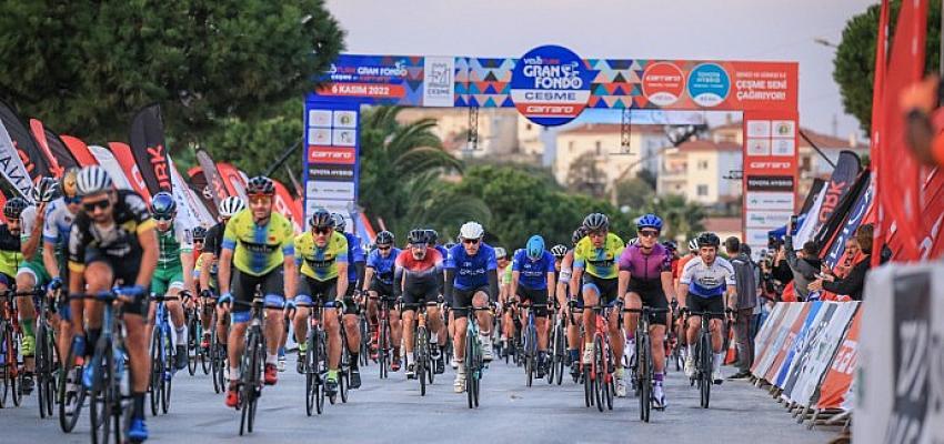 Veloturk Gran Fondo Çeşme by Carraro 2022’de iki parkurun da birincileri belirli oldu