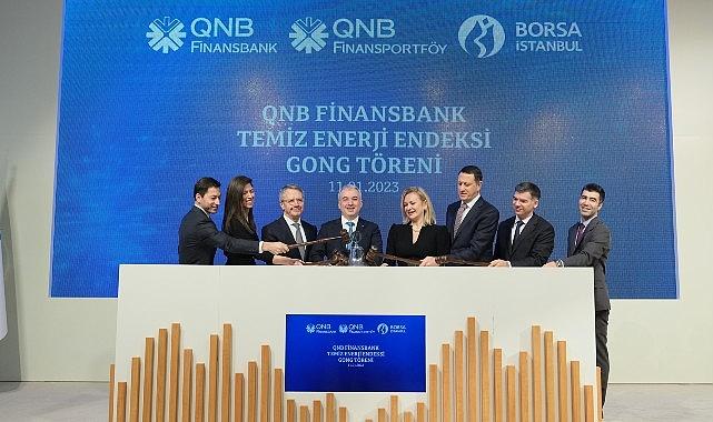 Borsa İstanbul’da Gong QNB Finansbank Temiz Enerji Endeksi için çaldı