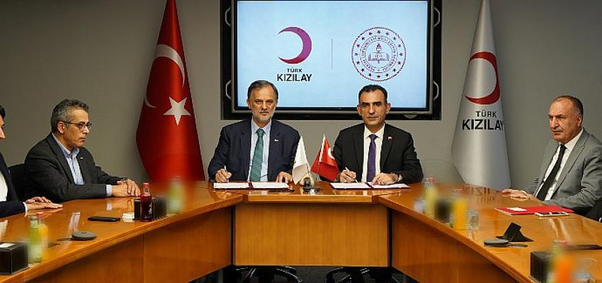 Kızılay ve Milli Eğitim Bakanlığı: Okullarda Kızılay Kolları Yeniden Canlanıyor