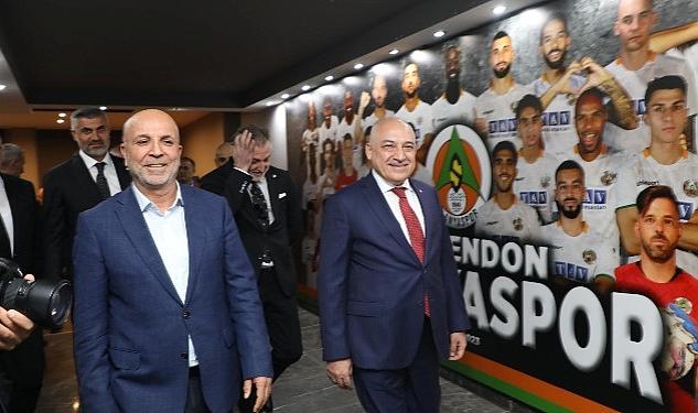 TFF Başkanı Mehmet Büyükekşi’den Alanyaspor’a Ziyaret