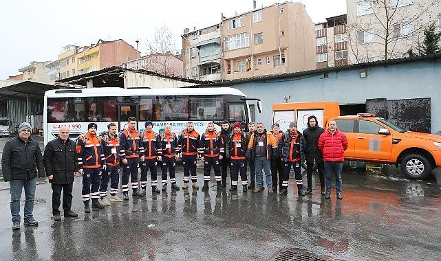 Bayrampaşa Belediyesi Arama-Kurtarma Ekibi, deprem bölgesine gidiyor