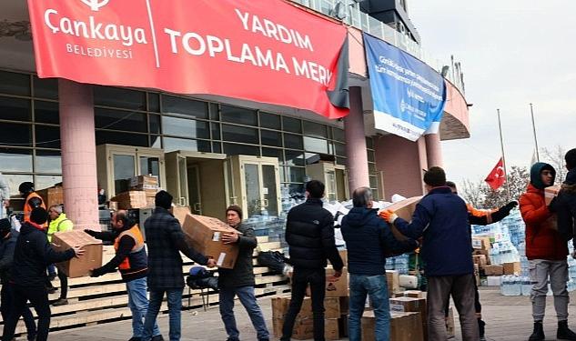 Çankaya Belediyesi Beş Günde 156 İnsanı Yardım Aracı Gönderdi