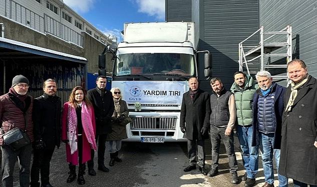 Genç Girişim ve Yönetişim Derneği Yardım Tırı Hatay’a doğru yola çıktı