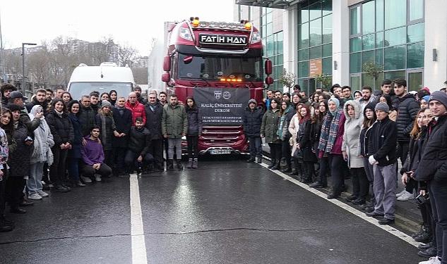 Haliç Üniversitesi Deprem Bölgesi İçin Seferber Oldu