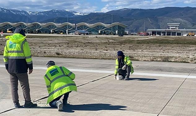 İGA Ekiplerinin Yürüttüğü Hatay Havalimanı Onarım Çalışmalarında Sona Gelindi