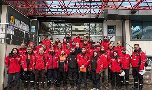 İndak Ekibi Deprem Bölgesine Hareket Etti