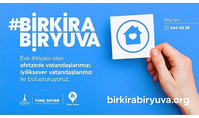 İzmir’de depremzedeler için “Bir Kira Bir Yuva” kampanyası başlatıldı