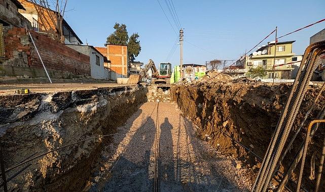 İZSU’dan Karabağlar’a 7 km’lik yağmur suyu hattı