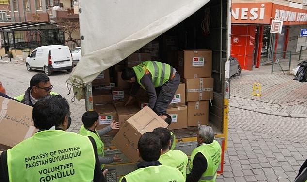 Kardeş Pakistan’dan Keçiören Belediyesi Yardım Merkezine Destek