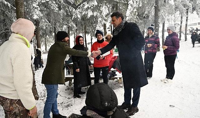 Kocaman Kar Sezonunu Hemşehrileriyle Açtı