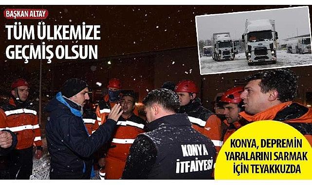 Konya, Depremin Yaralarını Sarmak İçin Teyakkuzda