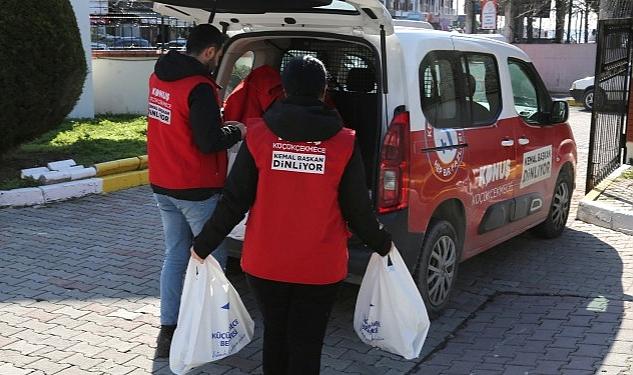 Küçükçekmece Belediyesi’nden Kente Gelen Depremzedelere Kıyafet ve Sıcak Yemek Desteği