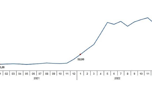 Tarım ürünleri üretici fiyat endeksi (Tarım-ÜFE) yıllık %142,84, aylık %11,08 arttı