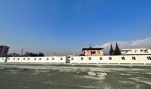 İGA’nın Hatay’da Kurduğu Konteyner Kent 8 Mart’ta Hizmete Açılıyor