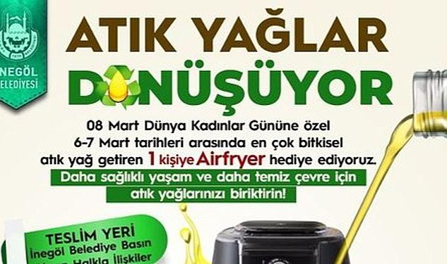 Kadınlar Gününe Özel Airfryer Ödüllü Atık Yağ Kampanyası Başlıyor