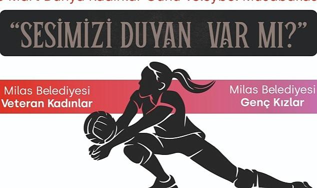 Kadınlar, Voleybol Müsabakasında “Sesimizi Duyan Var Mı?” Diyecek…