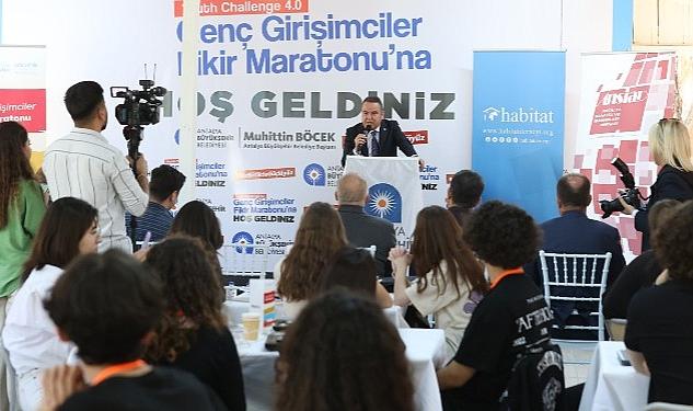 Antalya Büyükşehir Belediyesi Genç Girişimciler Fikir Maratonu başladı