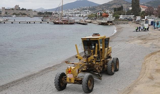 Bodrum Belediyesi Halk Plajlarında Son Hazırlıklar