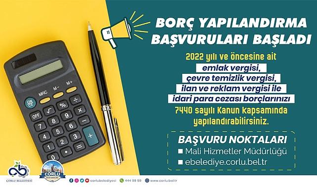 Borç Yapılandırma Başvuruları Başladı