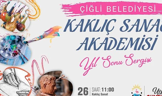 Çiğlili Kursiyerlerden Yıl Sonu Sergisi