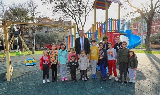 Gaziemir’de, park ve yeşil alanlara 44 milyonluk yatırım