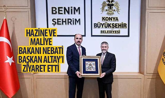 Hazine ve Maliye Bakanı Nebati Başkan Altay’ı Ziyaret Etti