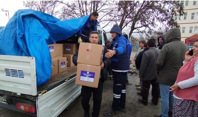 Muğla Büyükşehirden Depremzedelere Ramazan Kolisi