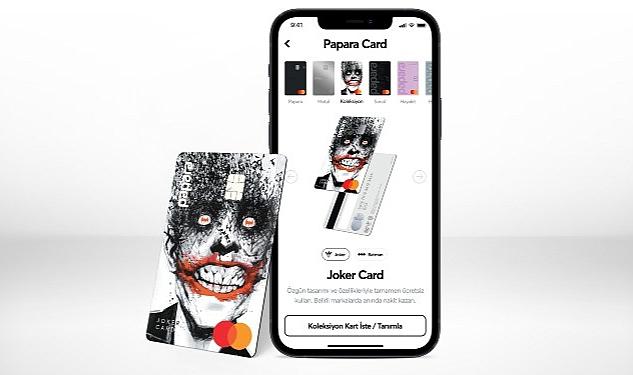 Papara, sınırlı sayıda üretilen özel tasarımlı yeni kart ürünü Joker Card’ı duyurdu