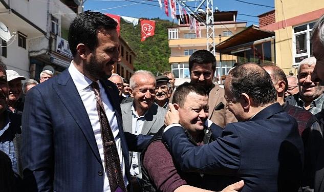 Bağcılar Belediye Başkanı Abdullah Özdemir, memleketi Kastamonu’ya çıkarma yaptı