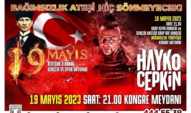 Hayko Cepkin 19 Mayıs’ta Lüleburgaz’da!