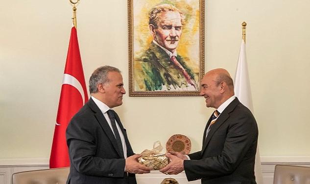 İtalya’nın Türkiye Büyükelçisi Giorgio Marrapodi Soyer’i ziyaret etti