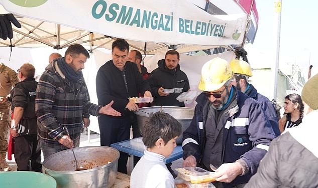 Osmangazi Belediyesi, 100 gündür deprem bölgesinde