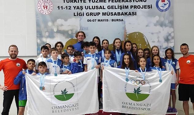 Osmangazili kulaçlar Bursa’ya damga vurdu