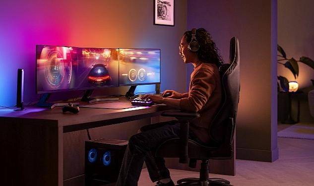 Oyunun renkleriyle ışıkları senkronize etmek Philips Hue ile mümkün!